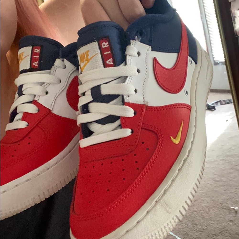 Nike air max, red,white & blue shoes😍